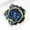 New fashionable and elegant oil-dripping flower brooch, light luxury and high-end dual-purpose brooch wholesale, versatile details Picture
